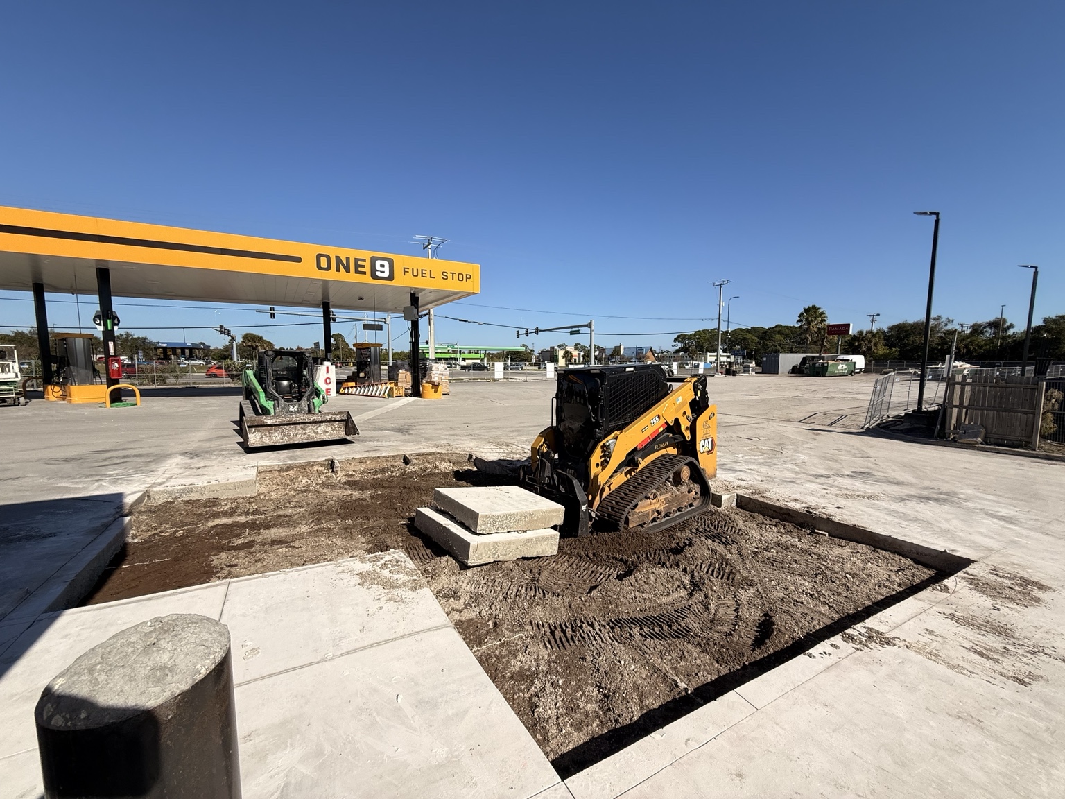 C & S Grading skid steer site work